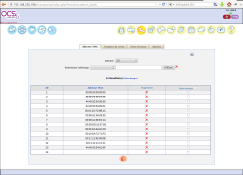 Vue de l'application OCS