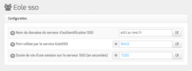 Configuration d'un serveur EoleSSO distant