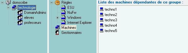 Ajout des noms de machines appartenant au groupe