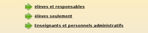 Choix des données à importer