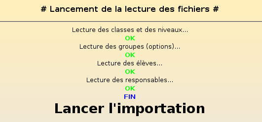 Lecture des fichiers