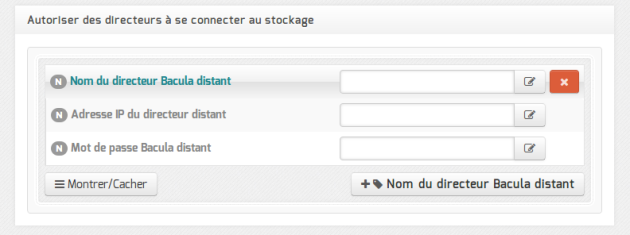 Autoriser des clients Bareos distants à se connecter au directeur